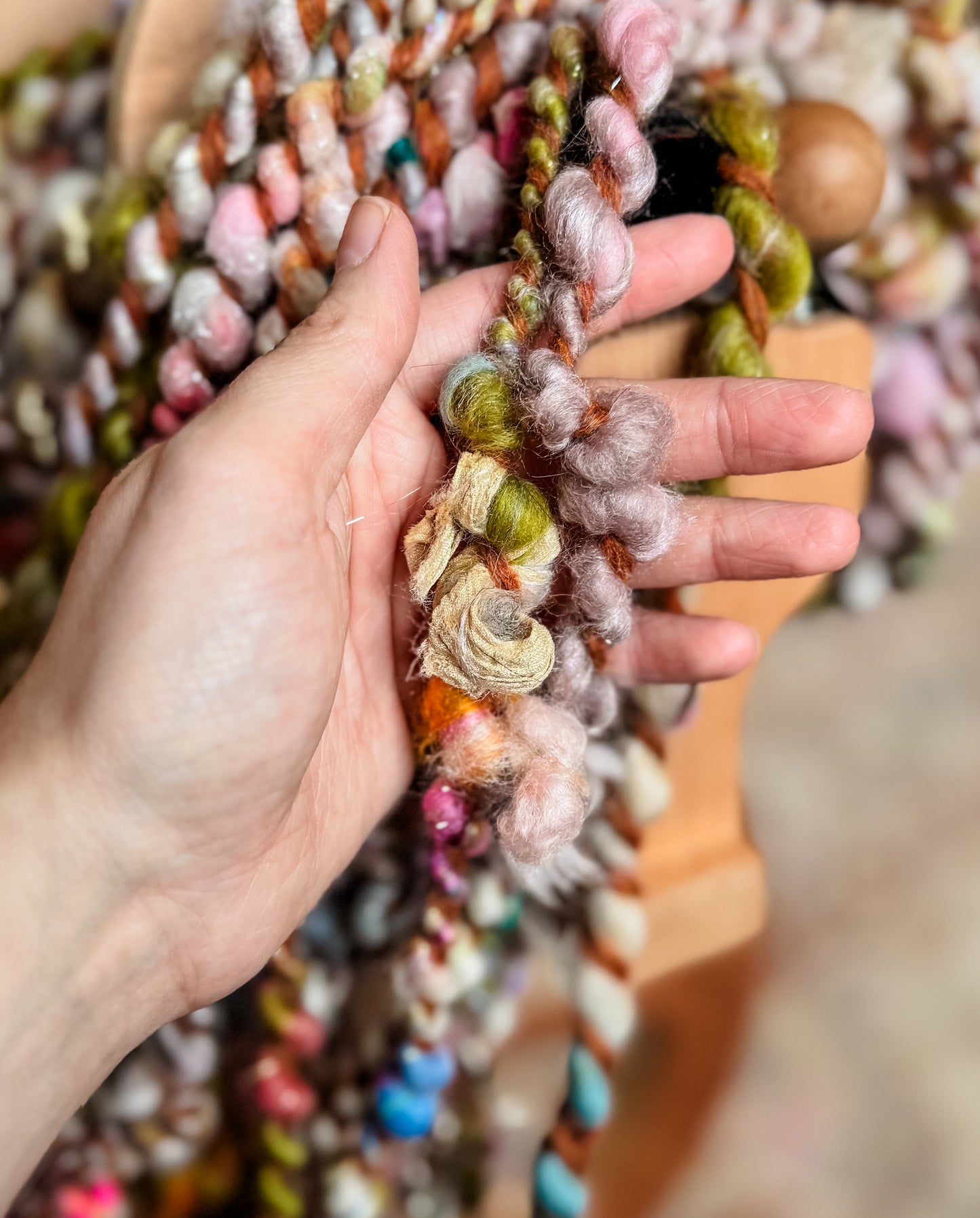 Hand Spun Art Yarn